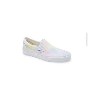 Vans multi color slip on sneaker